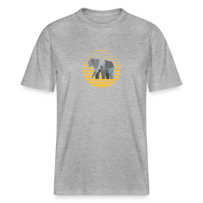 Stanley/Stella Unisex Bio-T-Shirt SPARKER Elefant - Grau meliert